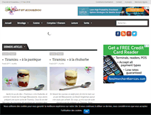 Tablet Screenshot of chocolat-et-scoubidou.com